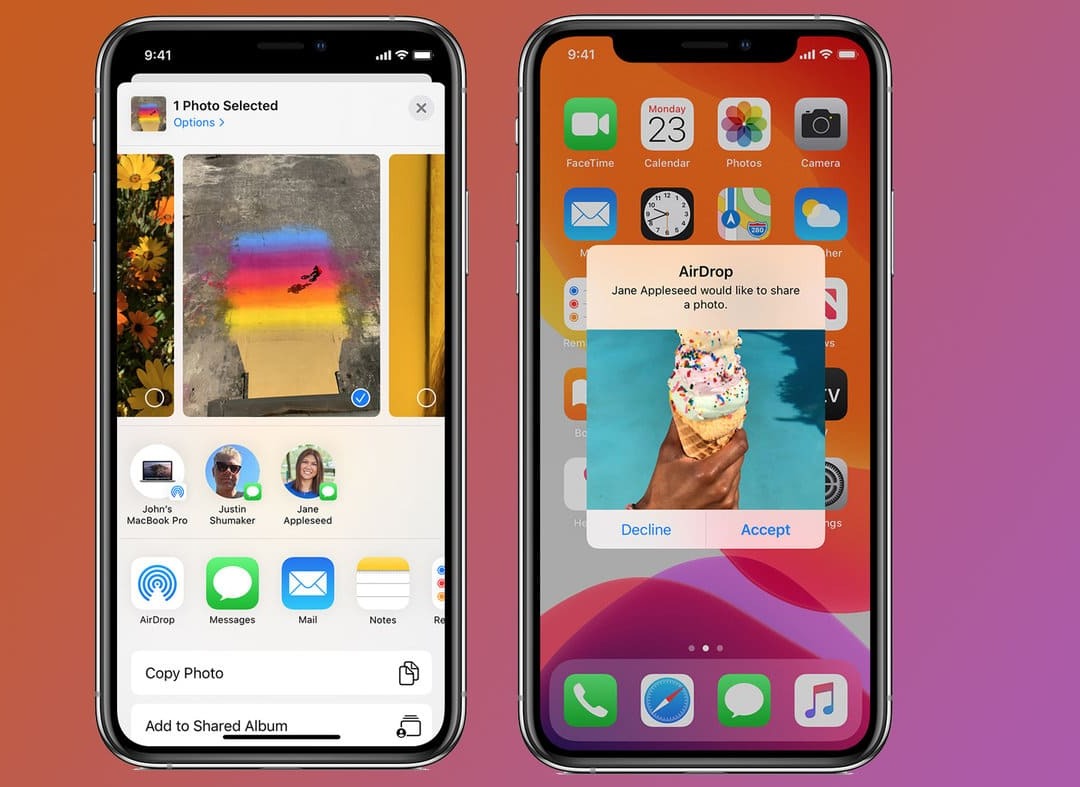 Cách dùng Airdop trên iphone