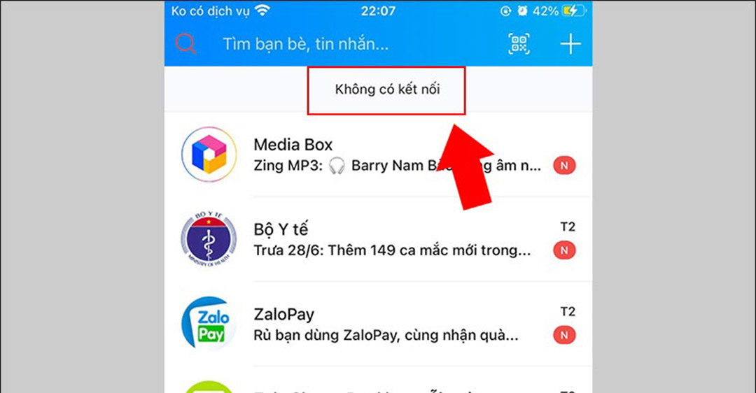 Cách khắc phục sự cố có WiFi nhưng không vào được Zalo