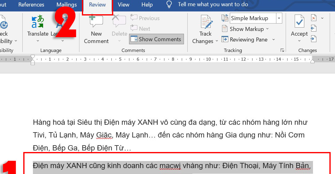 Cách kiểm tra lỗi chính tả tiếng Việt trong Word