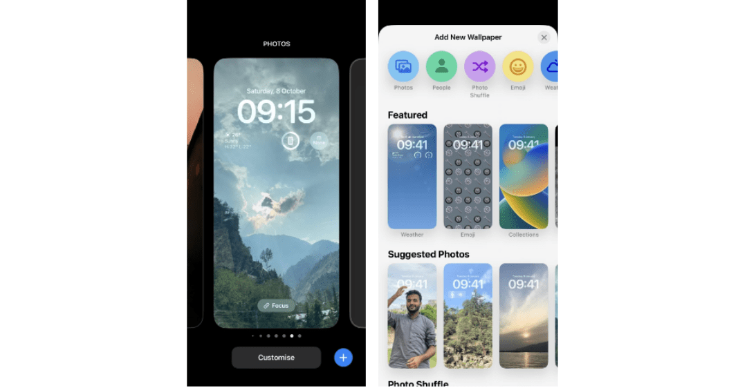Cách sử dụng Photo Shuffle cho màn hình khóa iOS 16