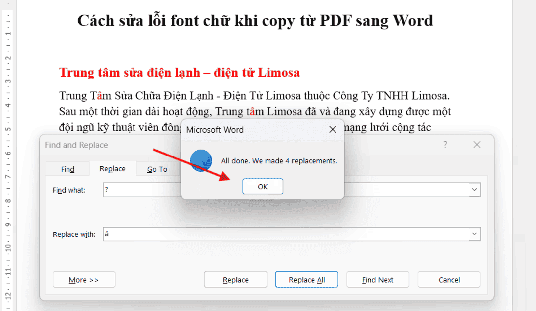 Cách sửa lỗi font khi copy từ PDF sang Word nhanh
