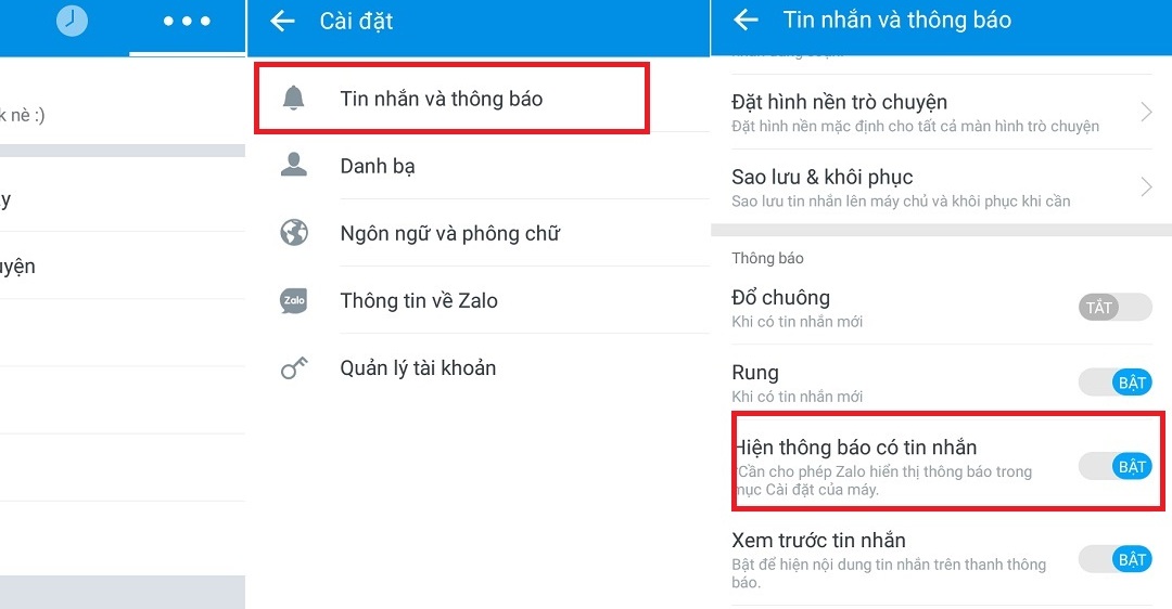 cách sửa lỗi không đăng và không cập nhật ảnh lên Zalo (1)