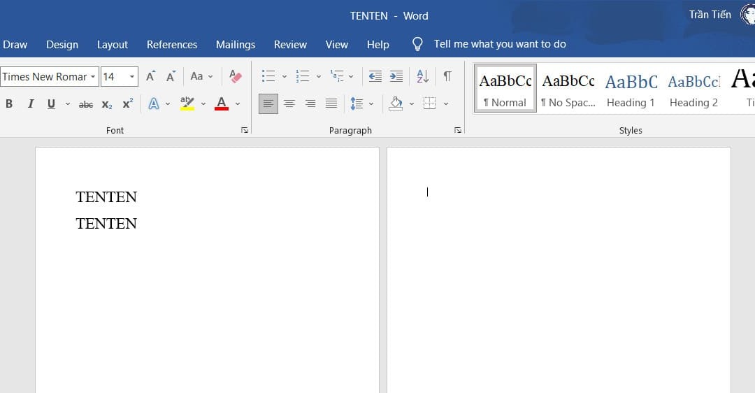 Khi nào thì cần thêm trang mới trong word