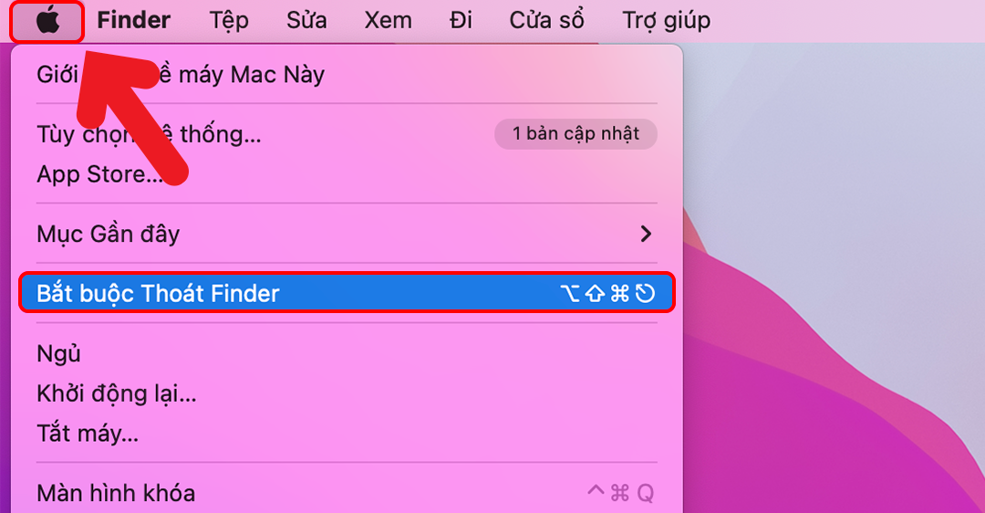 Cách thoát ứng dụng bị treo trên Macbook