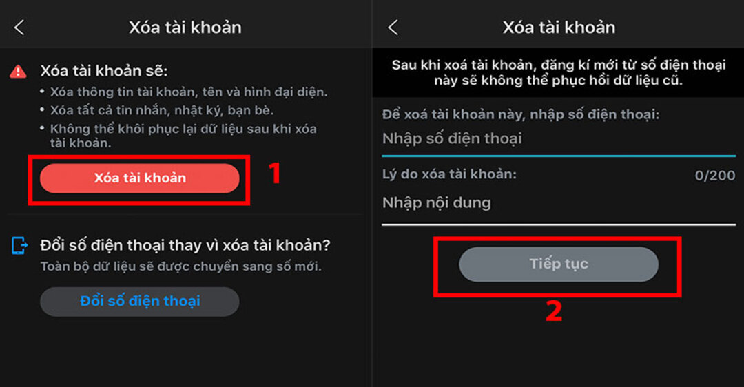 cách xử lý khi số điện thoại đã đăng ký Zalo