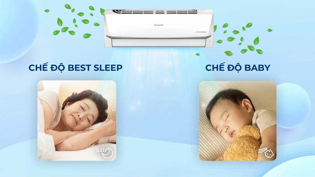Các sản phẩm có tích hợp Chế độ ngủ đêm Best Sleep