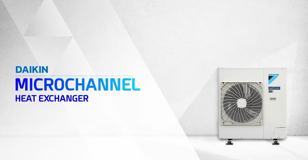 Dàn tản nhiệt chống ăn mòn Microchannel trên máy lạnh Daikin