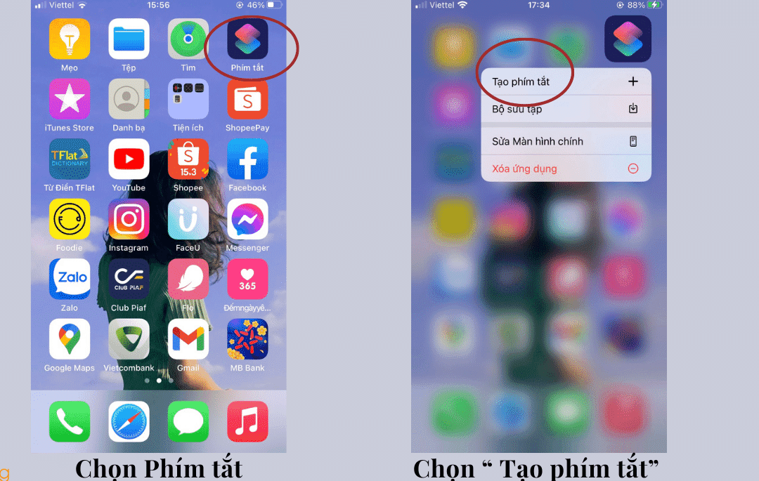 Hướng dẫn cách ghép ảnh trên iphone