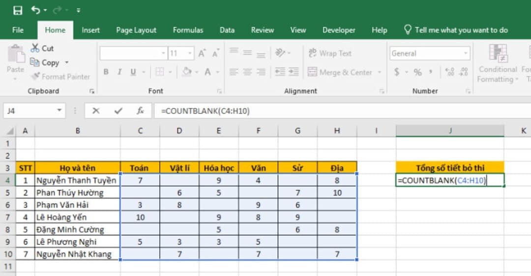 Hướng dẫn tự động tô màu các ô Excel theo điều kiện  AnonyViet