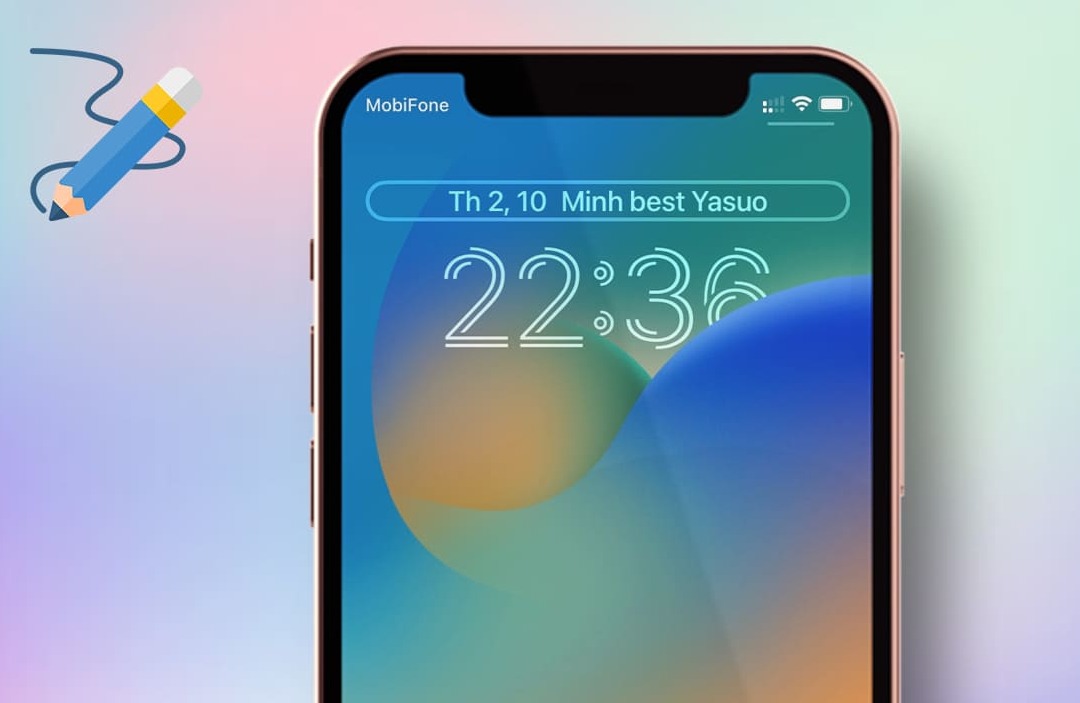 Hướng dẫn cách viết tên lên màn hình iphone
