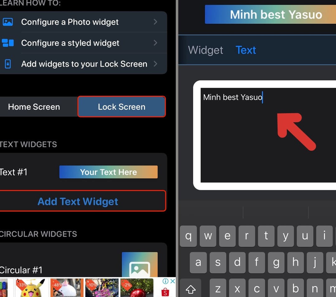 Cách thêm tên lên màn hình khóa iphone