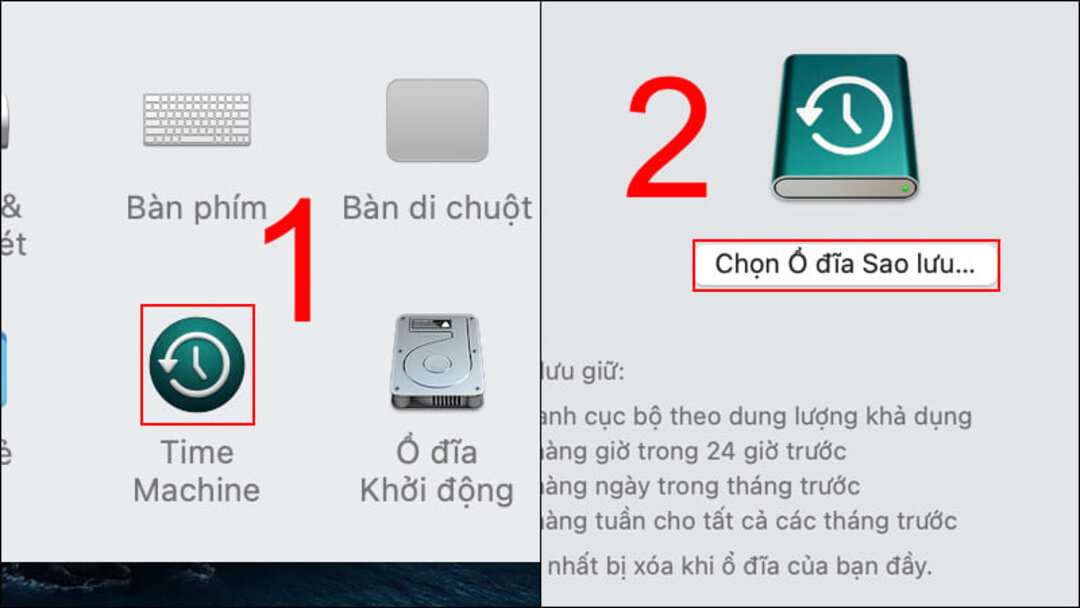Hướng dẫn sao lưu trên macOS với Time Machine
