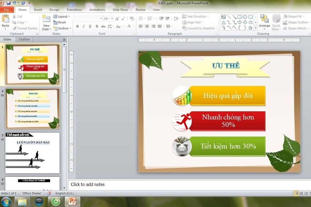 Powerpoint] Cách chỉnh sửa hình ảnh