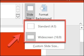 Hướng dẫn thiết lập slide theo đúng tỉ lệ của màn chiếu