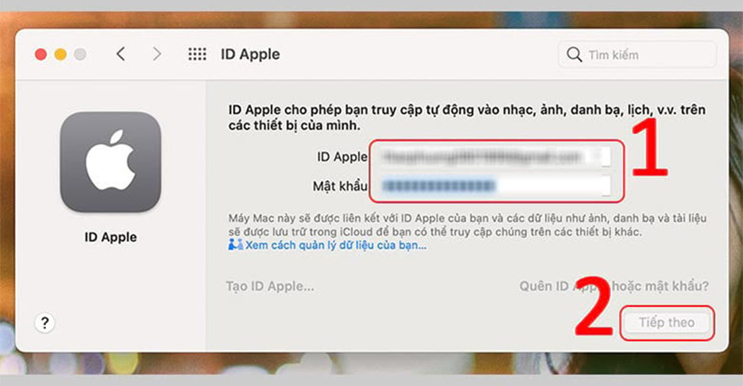 iCloud trên Macbook