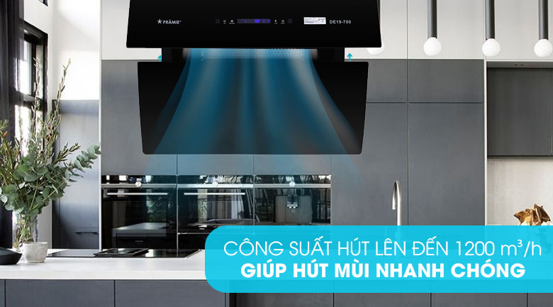 Máy hút mùi Pramie của nước nào