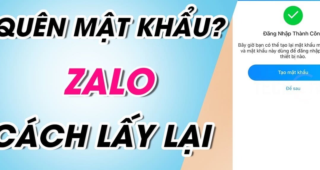 Cách lấy lại tài khoản Zalo