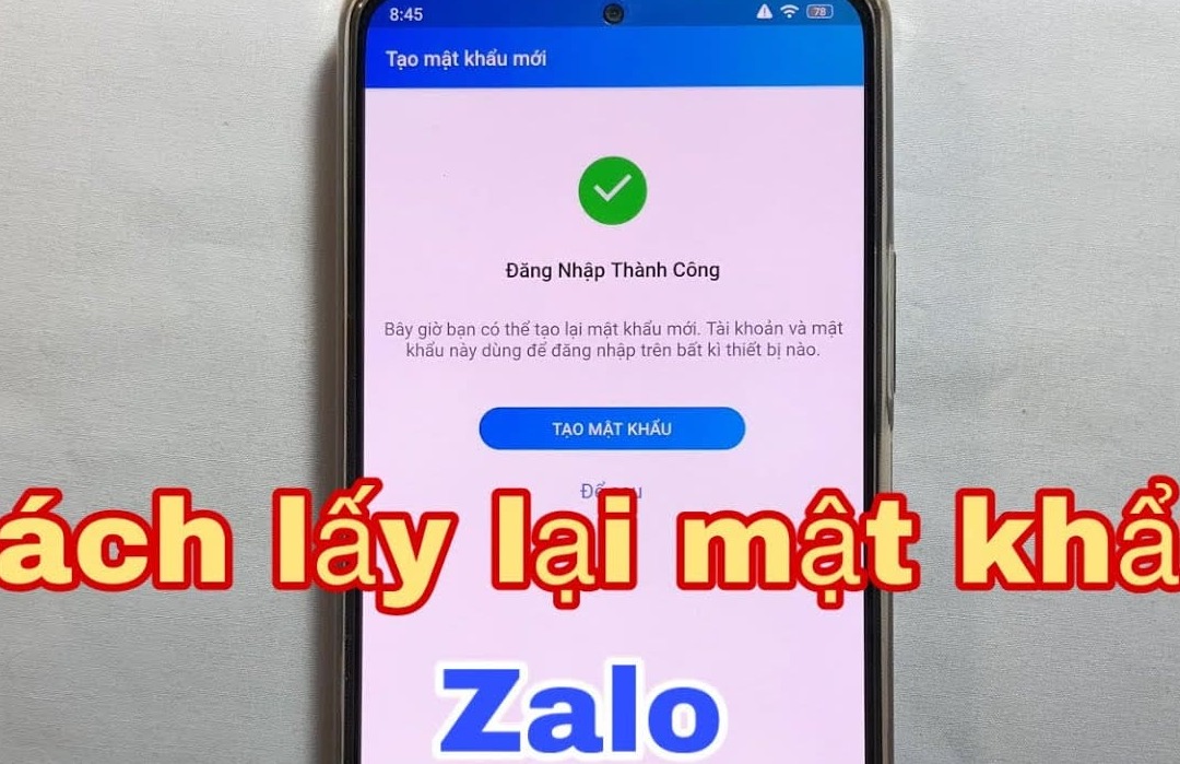 Quên mật khẩu Zalo và cách lấy lại tài khoản Zalo