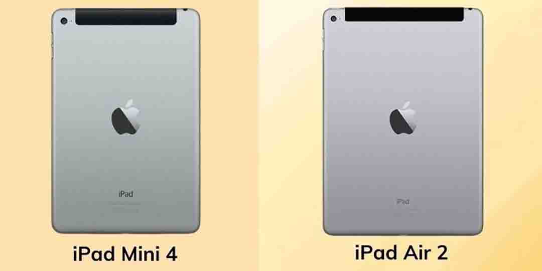 So sánh iPad Mini 4 và iPad Air 2 về điểm mạnh