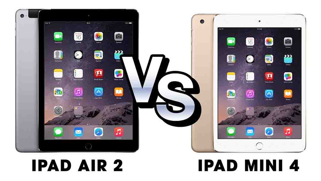 So sánh iPad Mini 4 và iPad Air 2 về điểm yếu