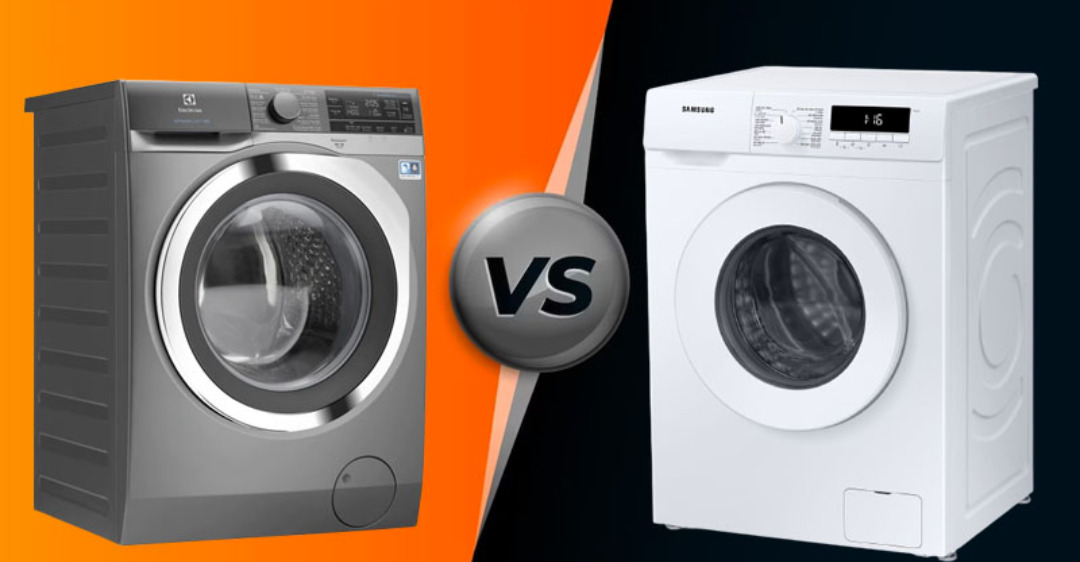 so sánh máy giặt LG và Electrolux về dung tích giặt