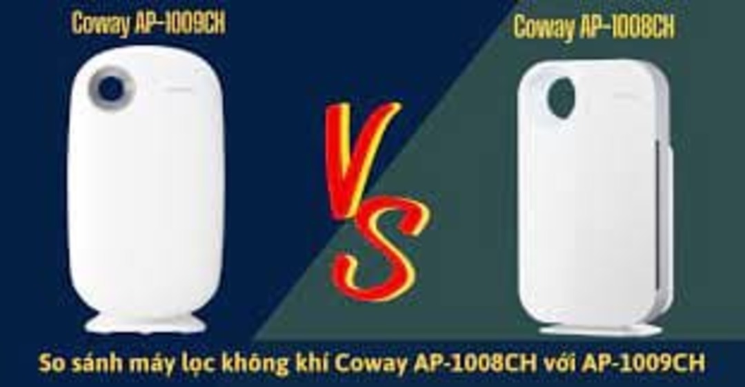 So sánh máy lọc không khí Coway AP-1008CH với AP-1009CH