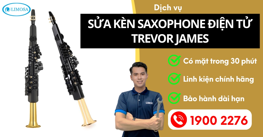 Sửa Kèn Saxophone Điện Tử Trevor James Limosa