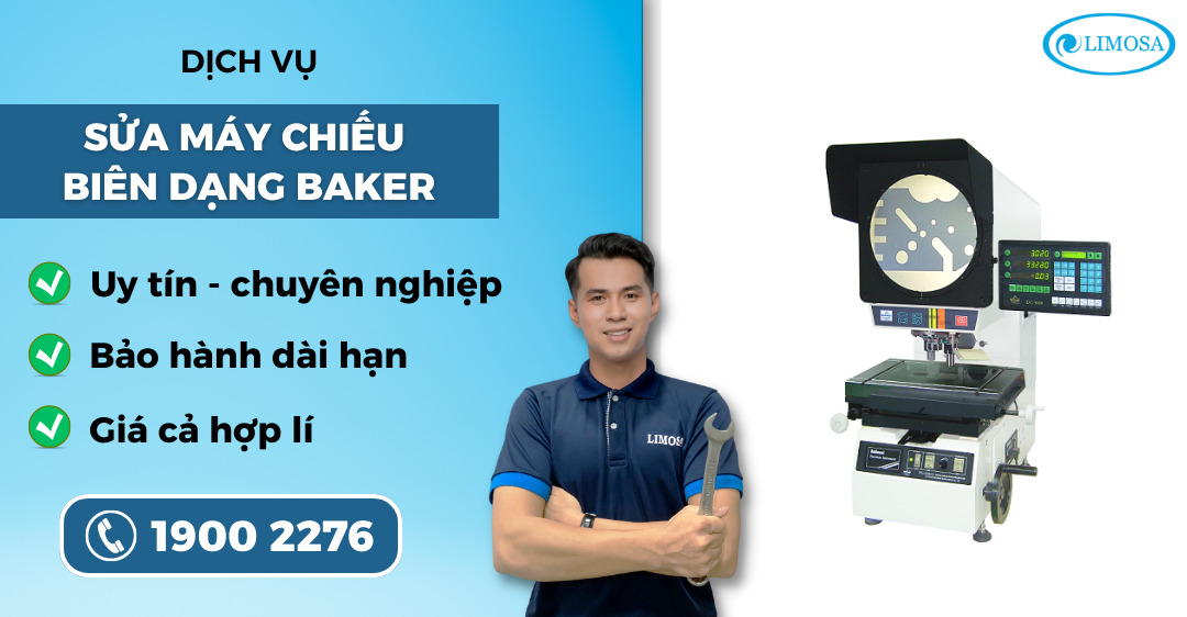 sửa máy chiếu biên dạng Baker Limosa