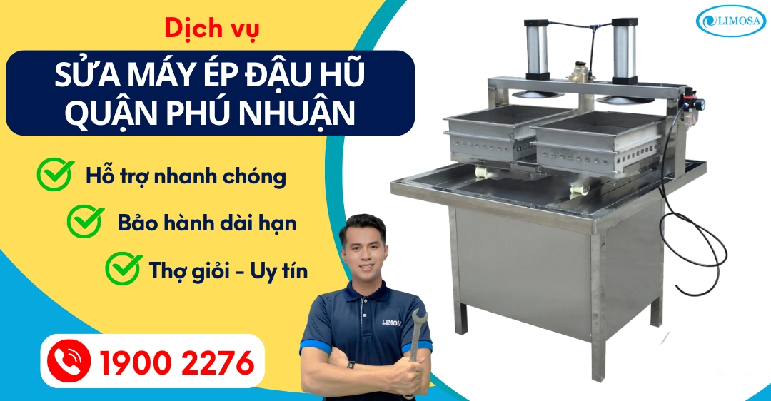 Sửa Máy Ép Đậu Hũ Quận Phú Nhuận Limosa