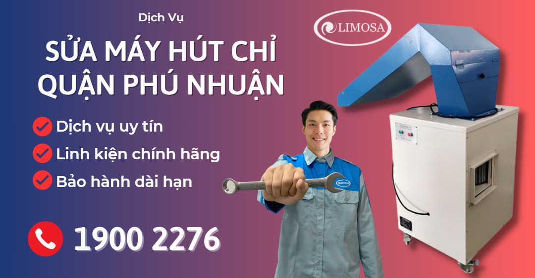 sửa máy hút chỉ quận phú nhuận limosa