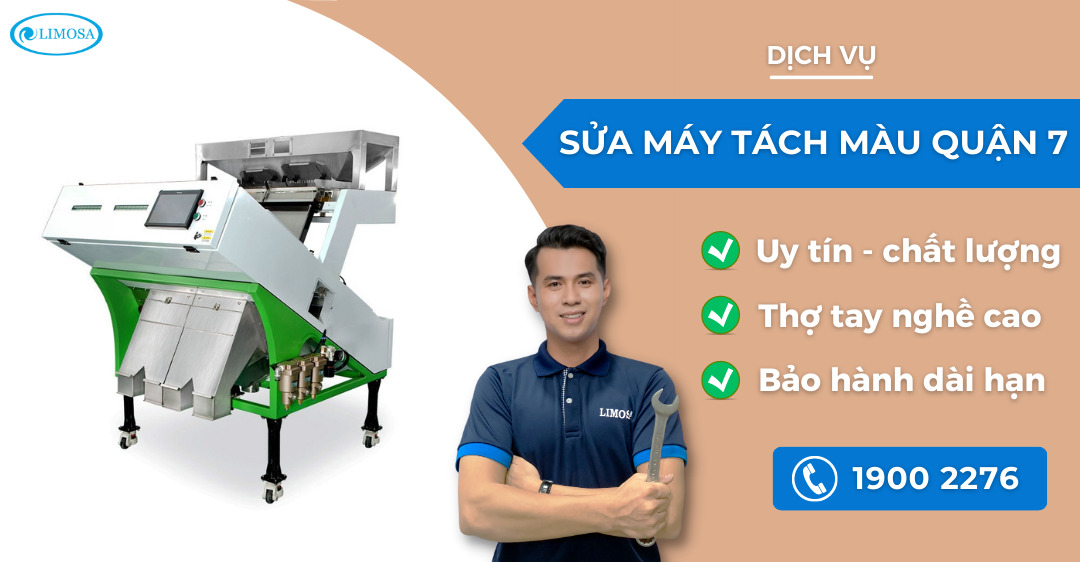 sửa máy tách màu quận 7 Limosa