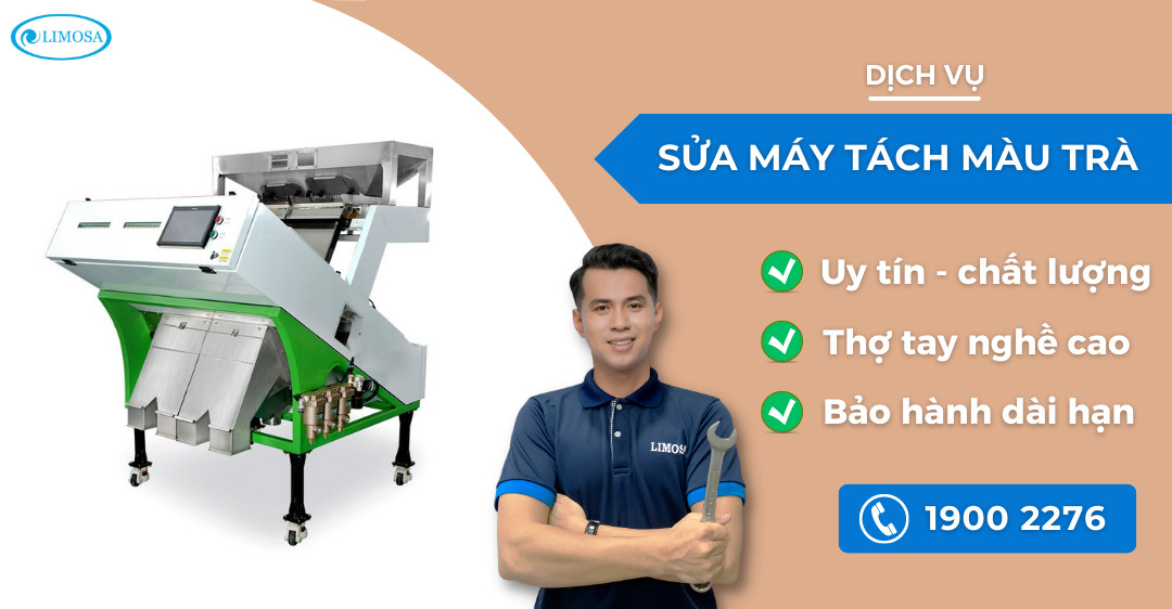 sửa máy tách màu trà Limosa