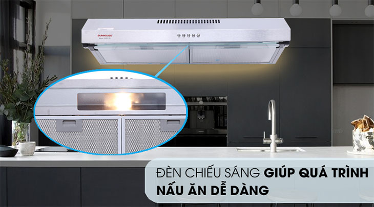 Các tính năng tiện ích trên máy hút mùi