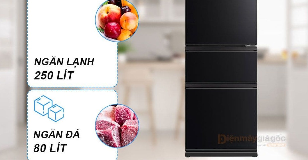 tủ lạnh Mitsubishi không rơi đá