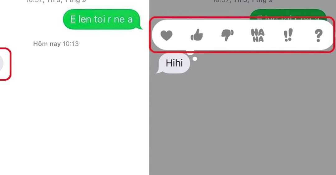Tính năng trên iMessenge: Cách gửi tin nhắn với hiệu ứng