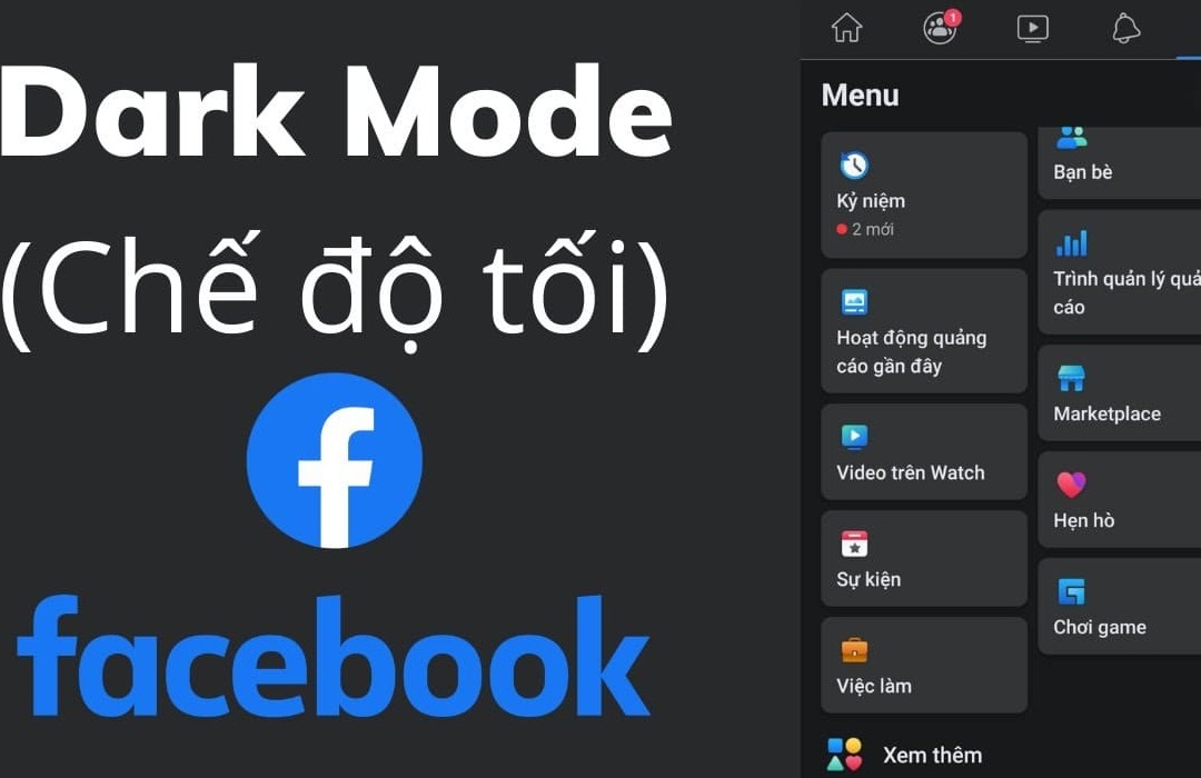 Cách bật tắt Dark Mode Facebook và Facebook Lite