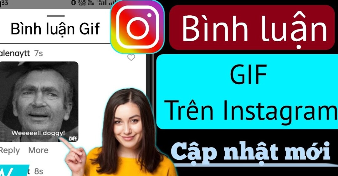Cách bình luận bằng ảnh gif trên Instagram