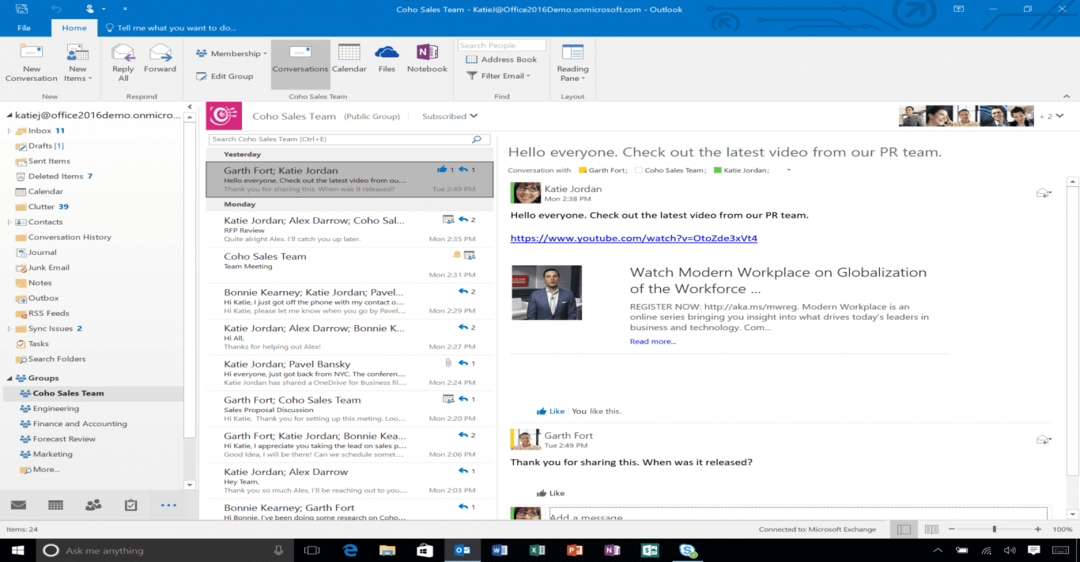 Cách cập nhật Outlook trên PC