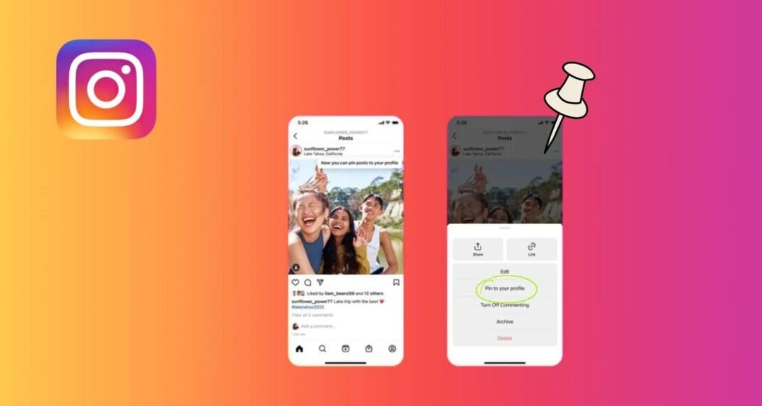 Cách ghim bài viết trên Instagram