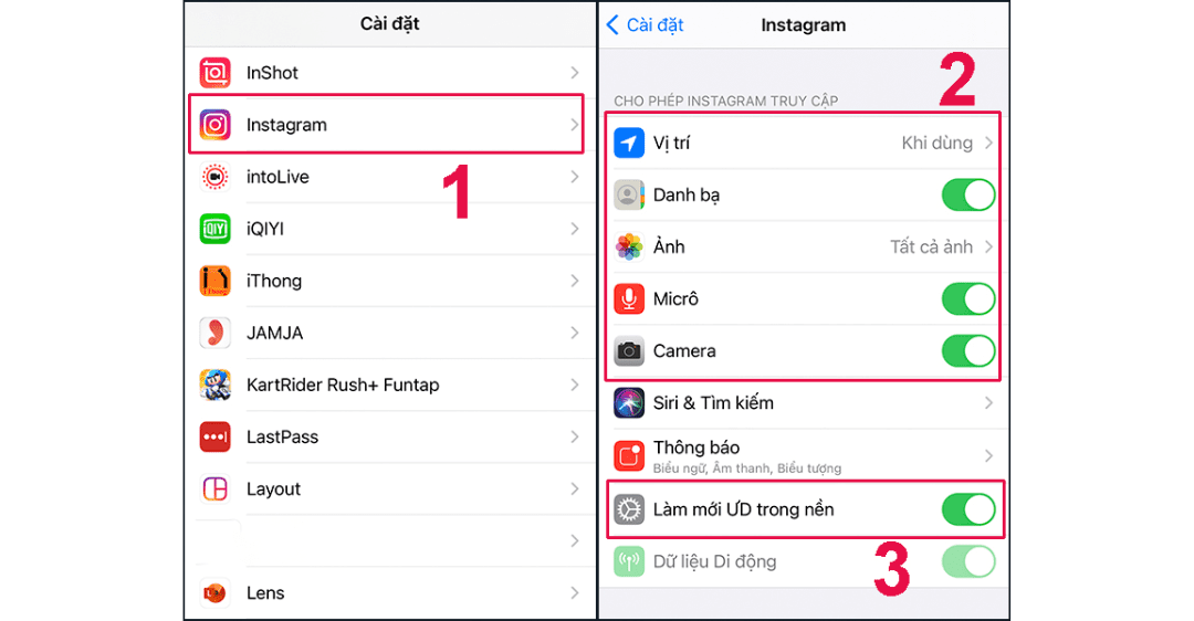Cách khắc phục Instagram chỉ hiển thị màn hình trắng