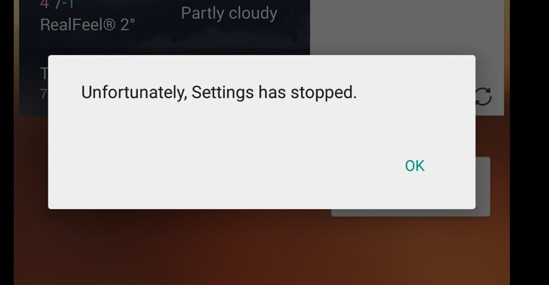 Cách khắc phục lỗi android process acore đã dừng trên Android chi tiết