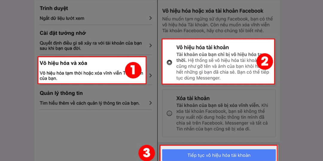 Cách khóa Facebook tạm thời đơn giản