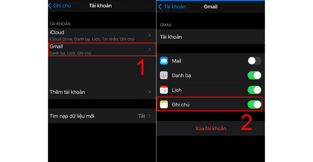 Cách khôi phục ghi chú iphone bị mất