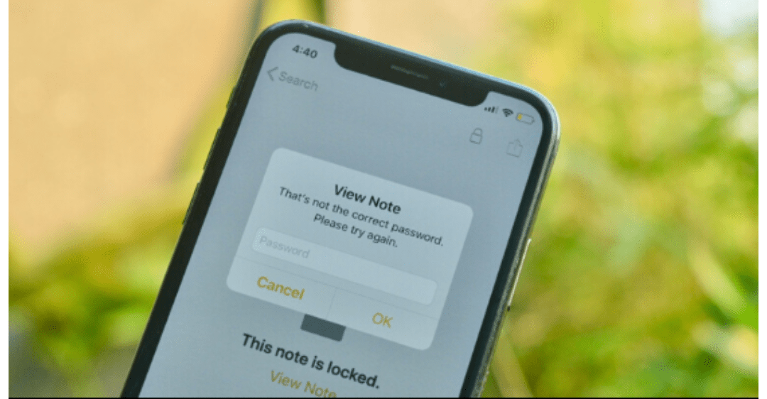 Cách mở ghi chú bị khóa trên iphone