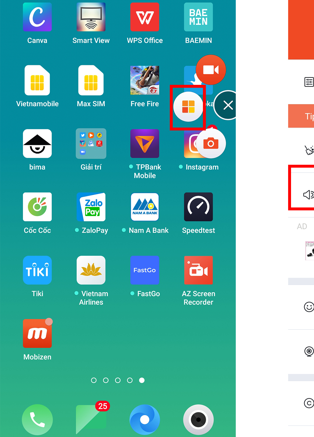 Cách quay màn hình điện thoại Android