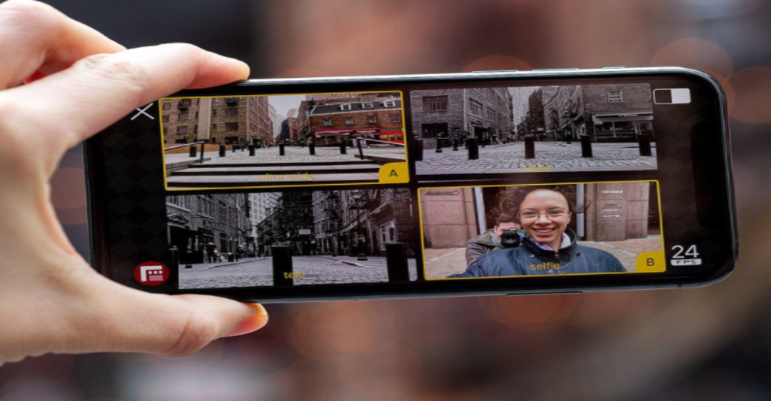 Cách quay video trên 2 camera iphone 11 cùng lúc