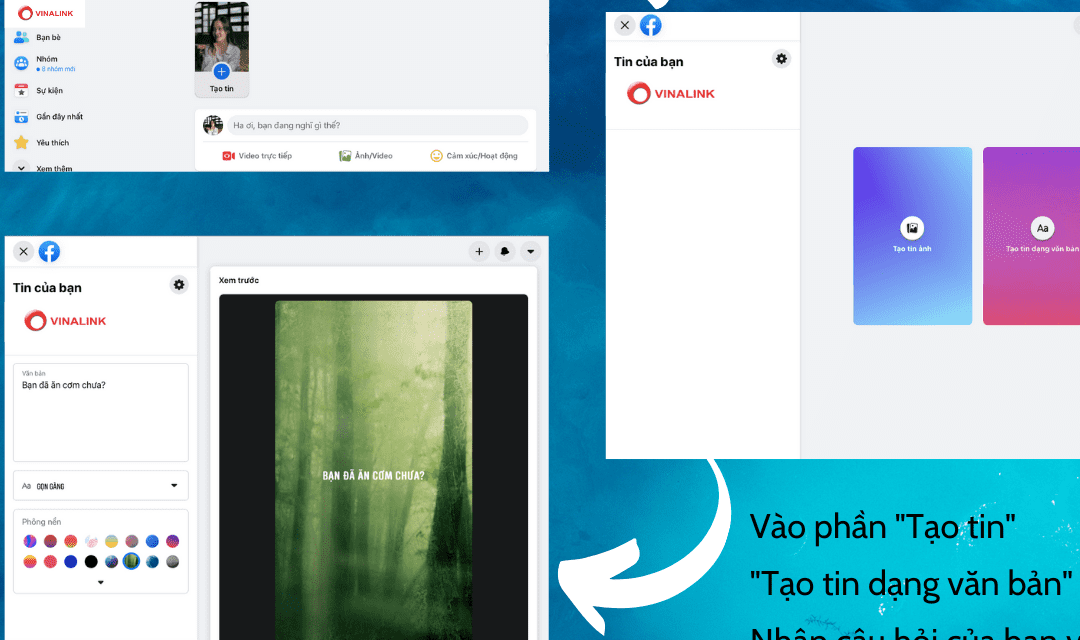 Cách tạo câu hỏi trên story Facebook