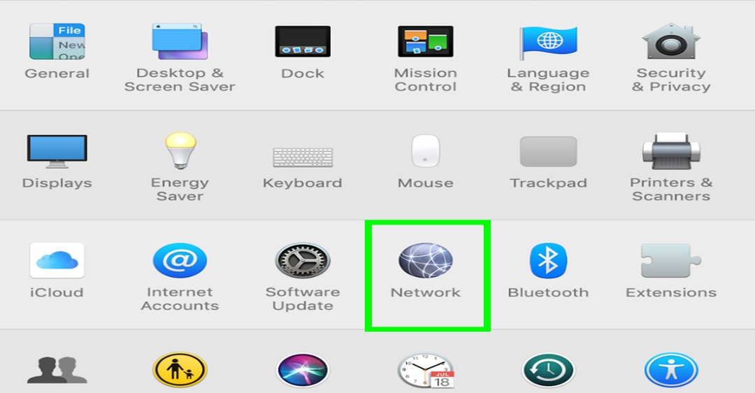 Cách xác định địa chỉ IP trên iMac bằng System Preferences