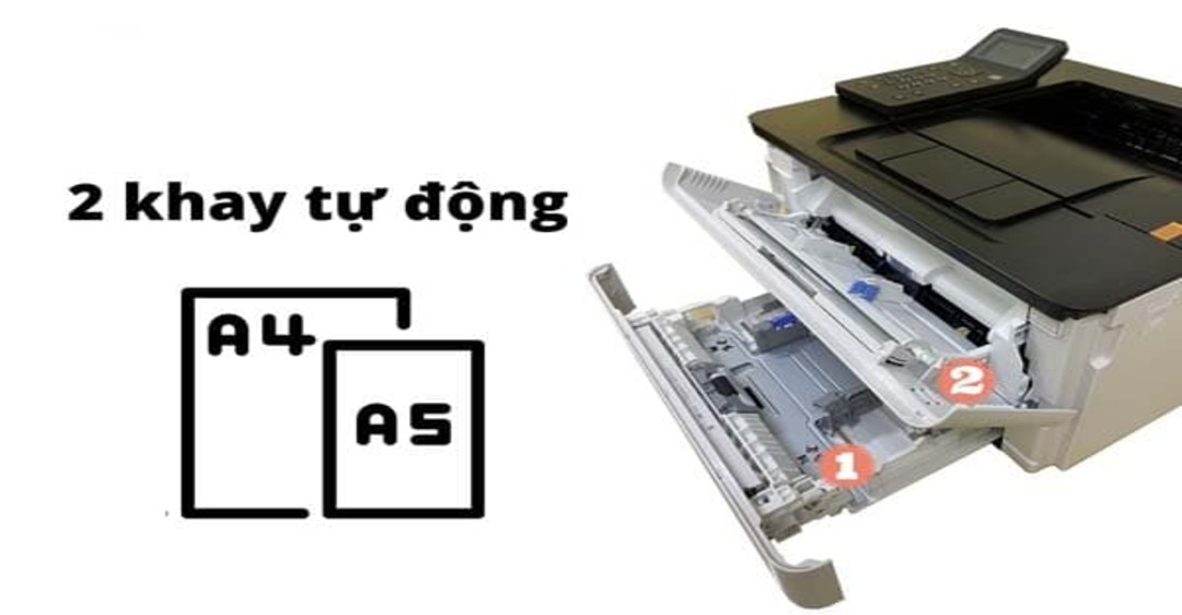 Chọn khay giấy máy in HP trực tiếp trên máy in