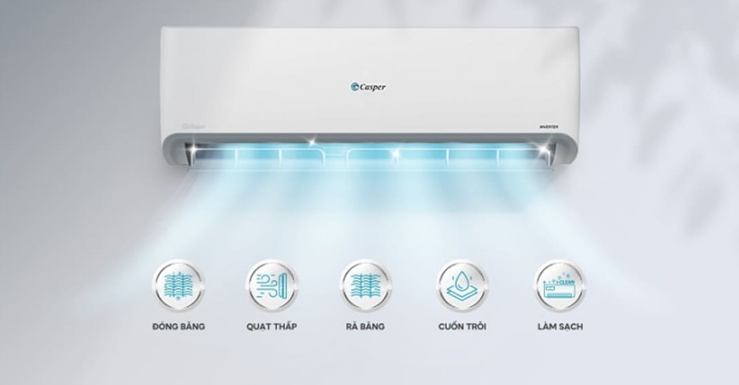 Chức năng tự làm sạch iClean trên điều hòa Casper